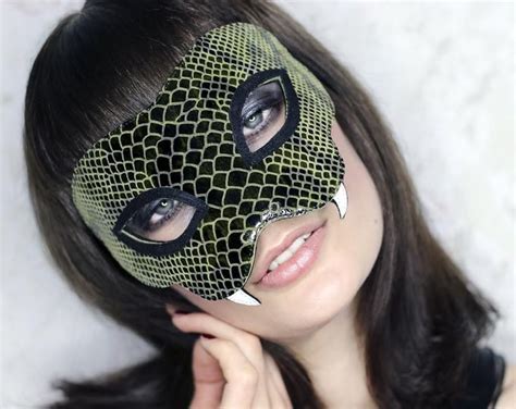 Snake Leather Mask Halloween Mask Masquerade Mask Halloween