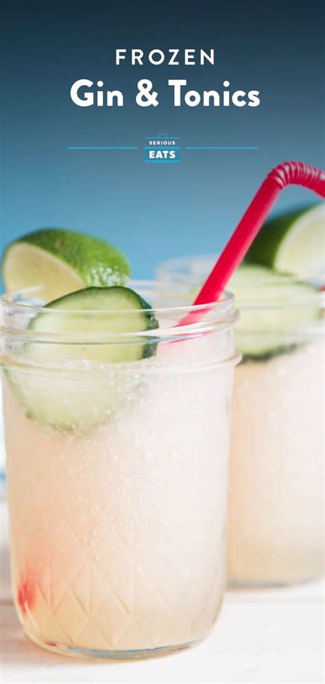 frozen gin and tonic recipe recipe frozen drinks gin and tonic blended drinks