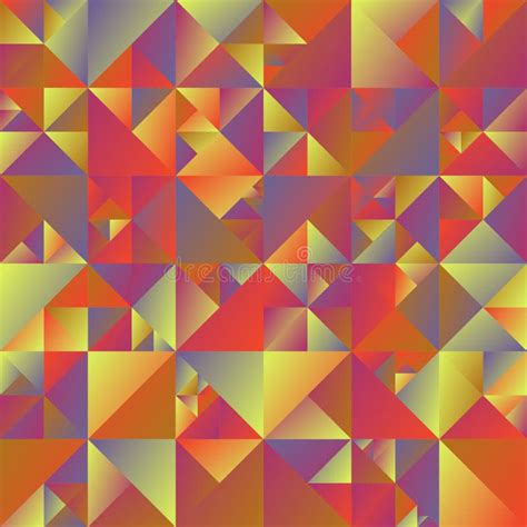 Multicolor Geometrical Abstract Gradient Triangle Background Design