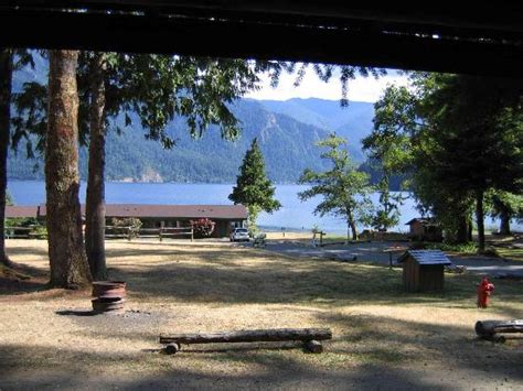 View Of Lake Crescent From The Cabin Picture Of Log Cabin Resort