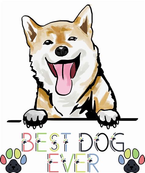Ainu Dog Hokkaido Dog Poster Tumblr Painting By Joe Taylor Pixels