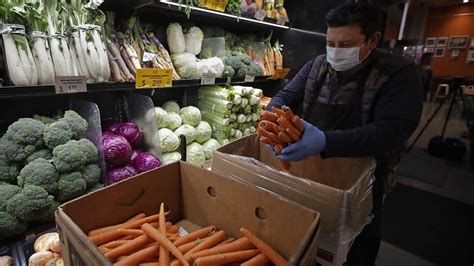 Coronavirus Pandemic And Grocery Shopping No Need To Wipe Down Food
