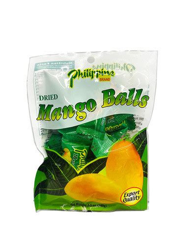 philippine brand dried mango balls cee