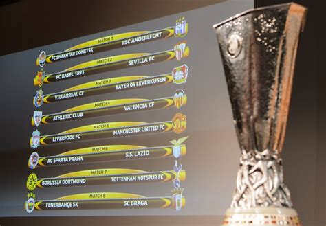 Liga europa da uefa 9. Confrontos inéditos e rivalidades locais marcam as oitavas ...