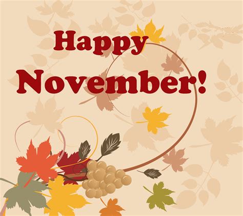 Welocme November Hd Photo | Happy november, Hello november ...