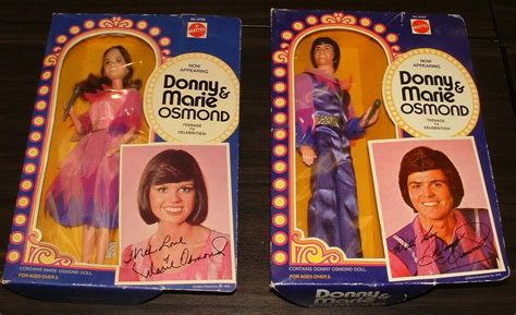 1976 mattel donnie and marie osmond 12 inch figures unused in the boxes 1985783754