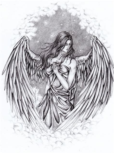 23 Best Angels Drawings For Inspiration 2020 Templatefor