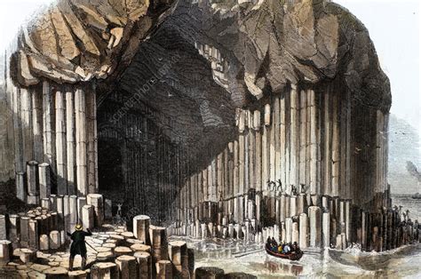 Fingals Cave 1849 Stock Image C0455124 Science Photo Library