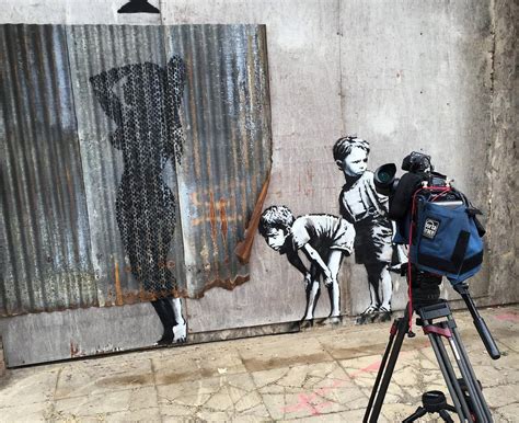 Kissing coppers, the flower thrower, napalm girl, mona lisa, power washer, hammer boy & more in street and graffiti art. Banksy creates a new piece in Weston-Super-Mare, UK for ...