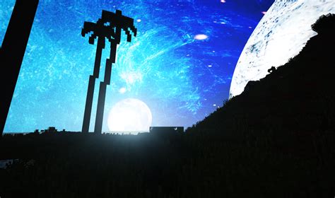 Beautiful Night Sky Texture Pack Minecraft Bxewhite