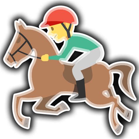 Horse Racing Emoji Png Royalpng