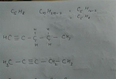 Draw All The Structural Isomers Of C5H8 Chemistry Organic Chemistry
