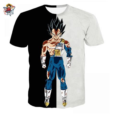 Dragon Ball Z 3d Men S Summer T Shirts Print Super Saiyan Goku Dragonball Vegeta Black Battle