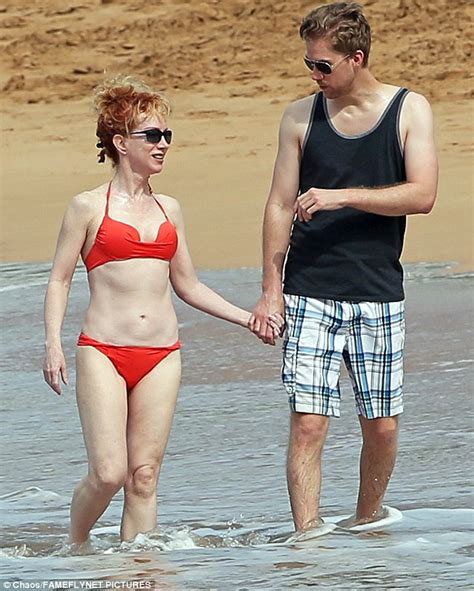 Kathy griffin 'lost 90 percent' of her friends after. Kathy Griffin with toyboy Randy Bick in an orange bikini ...