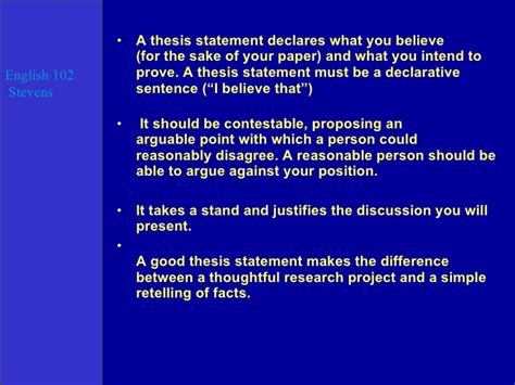 Thesis statement examples for different types of essays. Thesis examples