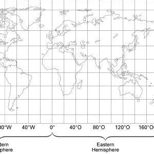 Blank Latitude And Longitude Map