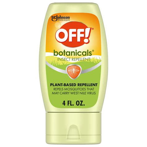 Off Botanicals Insect Repellent Lotion 4 Oz