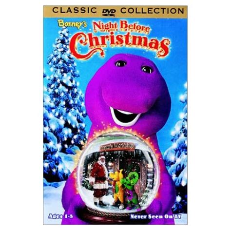 Barney Night Before Christmas Dvd 1999 Little Red Bus