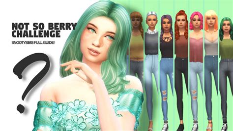 Sims 4 Not So Berry Challenge All Rules Name Ideas And Extended Guide