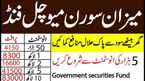 Meezan Bank Sovereign Fund Profit Details In Urdu YouTube