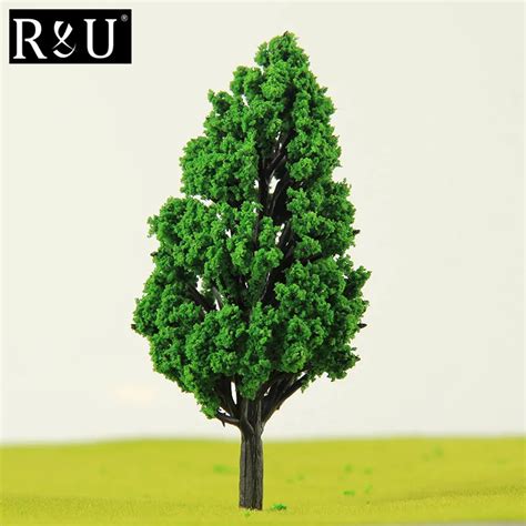 Pcs Ho Scale Plastic Miniature Model Trees For Building Trains Railroad Wargame Layout Scenery