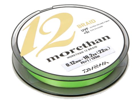 Daiwa 12 Braid Morethan Chartreuse Ruoto Fi Verkkokauppa