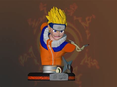 Bust Naruto Uzumaki 3d Print Model Cgtrader