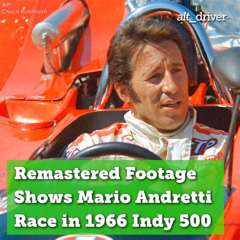 Remastered Footage Shows Mario Andretti Race In 1966 Indy 500