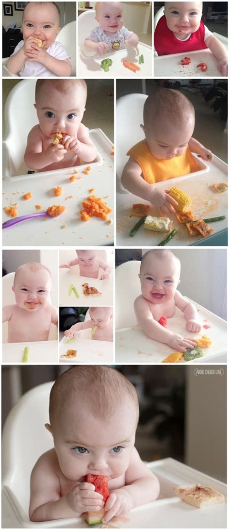 Eggs cut into strips with sliced raspberries or avocado slices. Our experiences with baby led weaning - how one mother ...