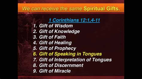 9 Ts Of The Holy Spirit In The Bible What Happens At The Rite Of