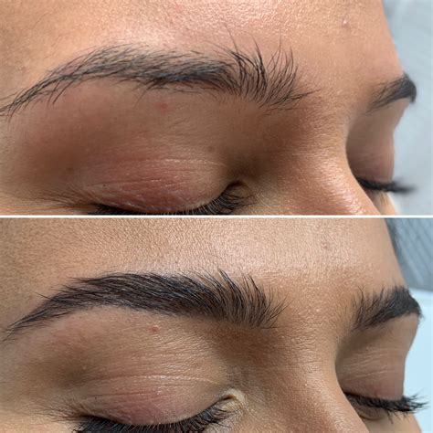 Brow Lamination Before And After Dérmica Medesthetics