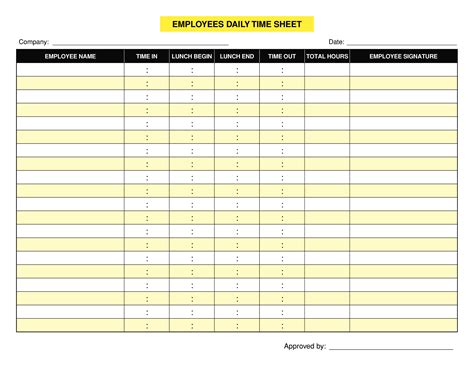 Daily Task Report Template Printable Templates