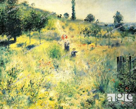 Pathway Through The High Grass 1874 By Pierre Auguste Renoir 1841