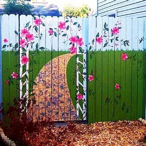 60 Gorgeous Diy Projects Pallet Fence Design Ideas Garden Fence Art