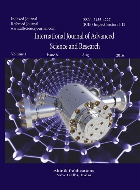 All published research articles in this journal have undergone rigorous peer review. Buy International Journal of Advanced Science and Research ...