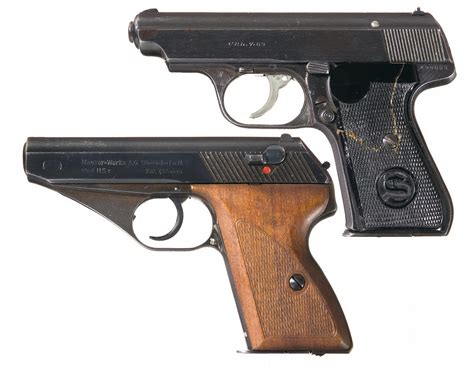 Two Wwii German Semi Automatic Pistols A Jp Sauer Model 38h Pistol