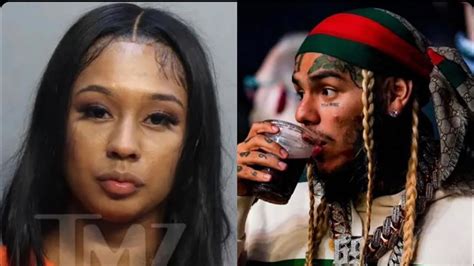 6ix9ines Girlfriend Was Arrested After She Was Seen Hitting Him Inside