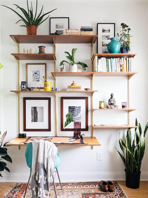 Shelves come in three widths options: Diverse DIY Suspended Shelves That Add Flavor To Your Décor