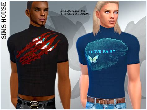 The Sims Resource Mens Top Werewolves And Fairies