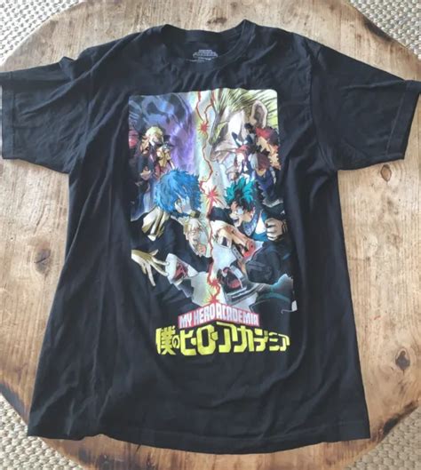 Funimation My Hero Academia All Might Black Anime Graphic T Shirt Mens