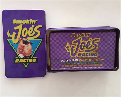 Smoking Joes Racing Tin With Matches