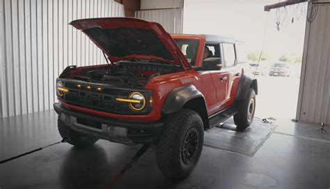 Watch The 2022 Ford Bronco Raptor Hit The Dyno Flipboard
