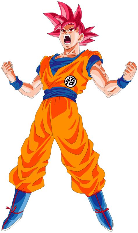 Goku Super Saiyan God Power Up Palette 1 By
