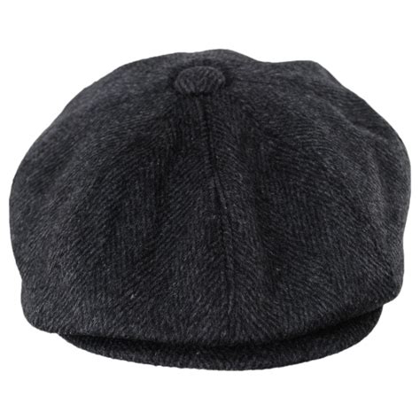 Jaxon Hats Large Herringbone Wool Blend Newsboy Cap Newsboy Caps