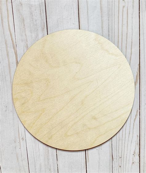 14 16 18 And 20 Inch Circle Wood Shape Etsy In 2021 Wood Circles