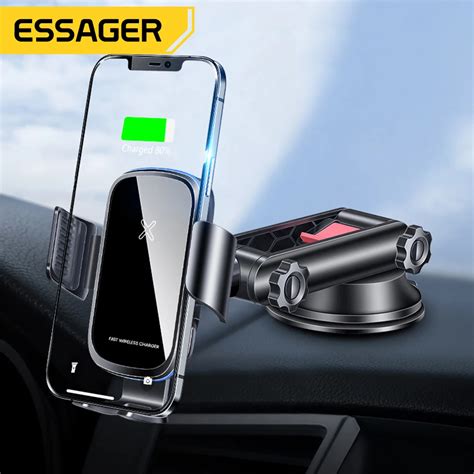 Essager 15w Qi Car Wireless Charger For Iphone14 13 Samsung Xiaomi Mi