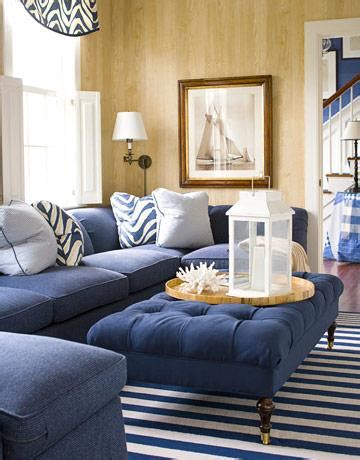 Yes, they can still get dirty, but the dark, muted blue doesn't show it. Navy Blue Sofa Design Ideas