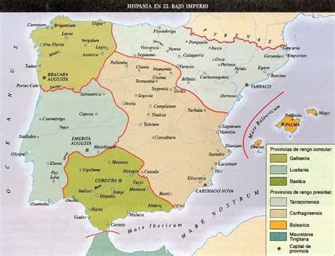 Clases De Ciencias Sociales Mapas De Hispania