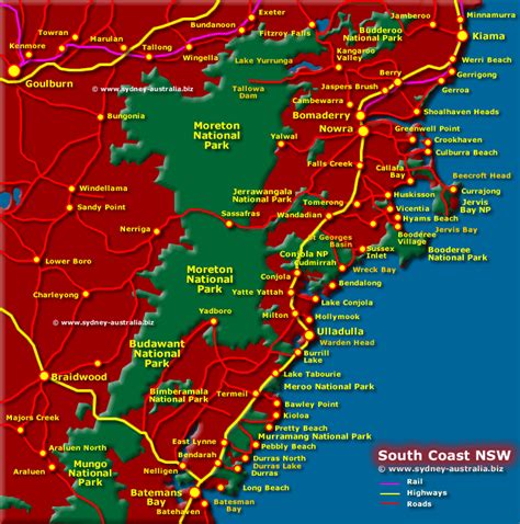 Sydney South Coast Map Hot Sex Picture