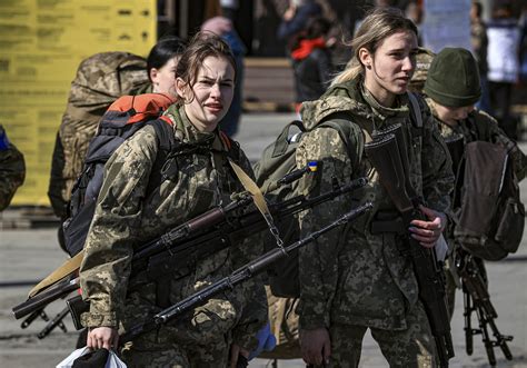Ukraine Military Sees Spike In Female Volunteers Amid War With Russia